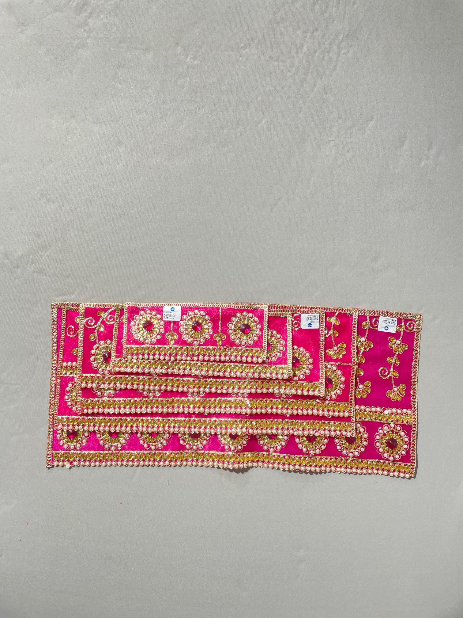 Maheshwari Fancy Store - Pink Colour Kundan Chunri